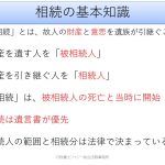相続の基礎知識。