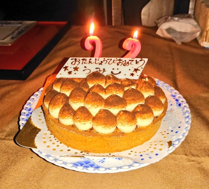 誕生日ケーキ