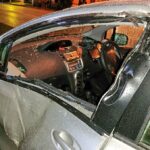 ヴィッツ　事故による破損