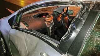 ヴィッツ　事故による破損