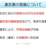 遺言書の意義