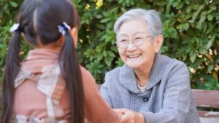 笑顔のおばぁ